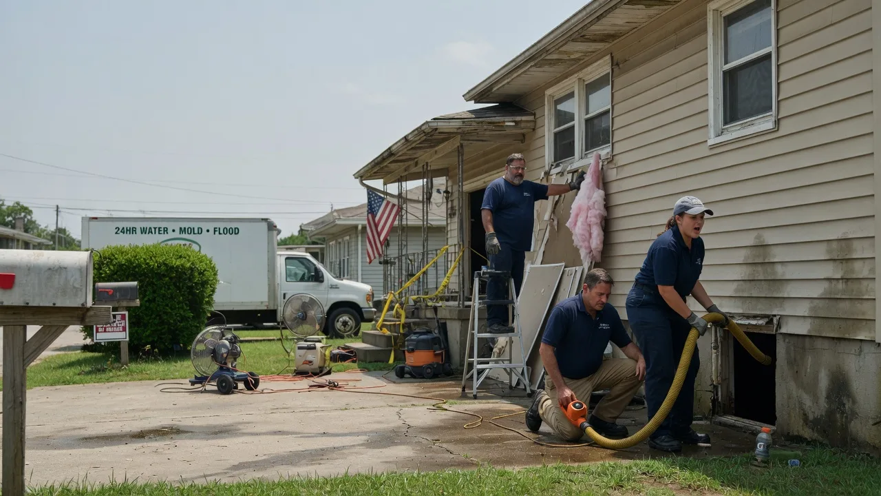 Water Damage Repair in Slayden, TN near me